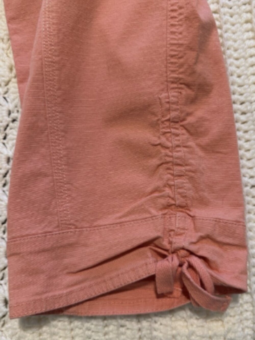 Ruby Rd orange crop pants size 6 - Picture 6 of 10